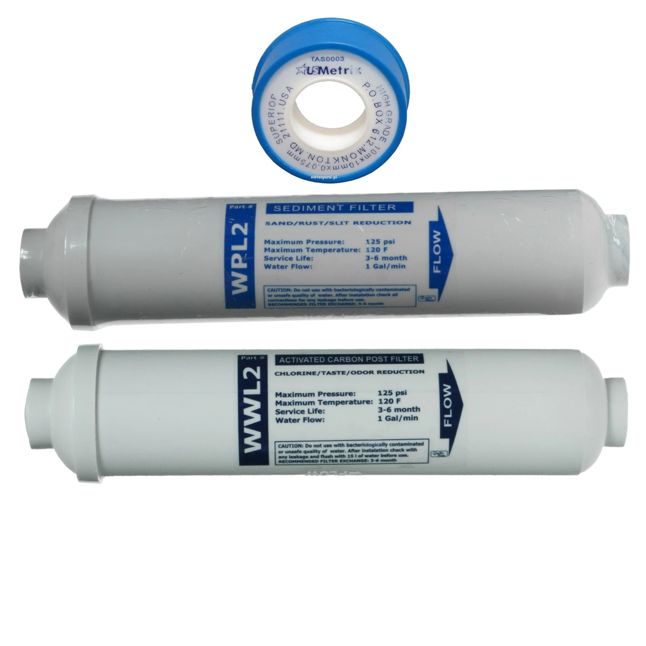Filterpaket till RO filter Reverse Osmos 75