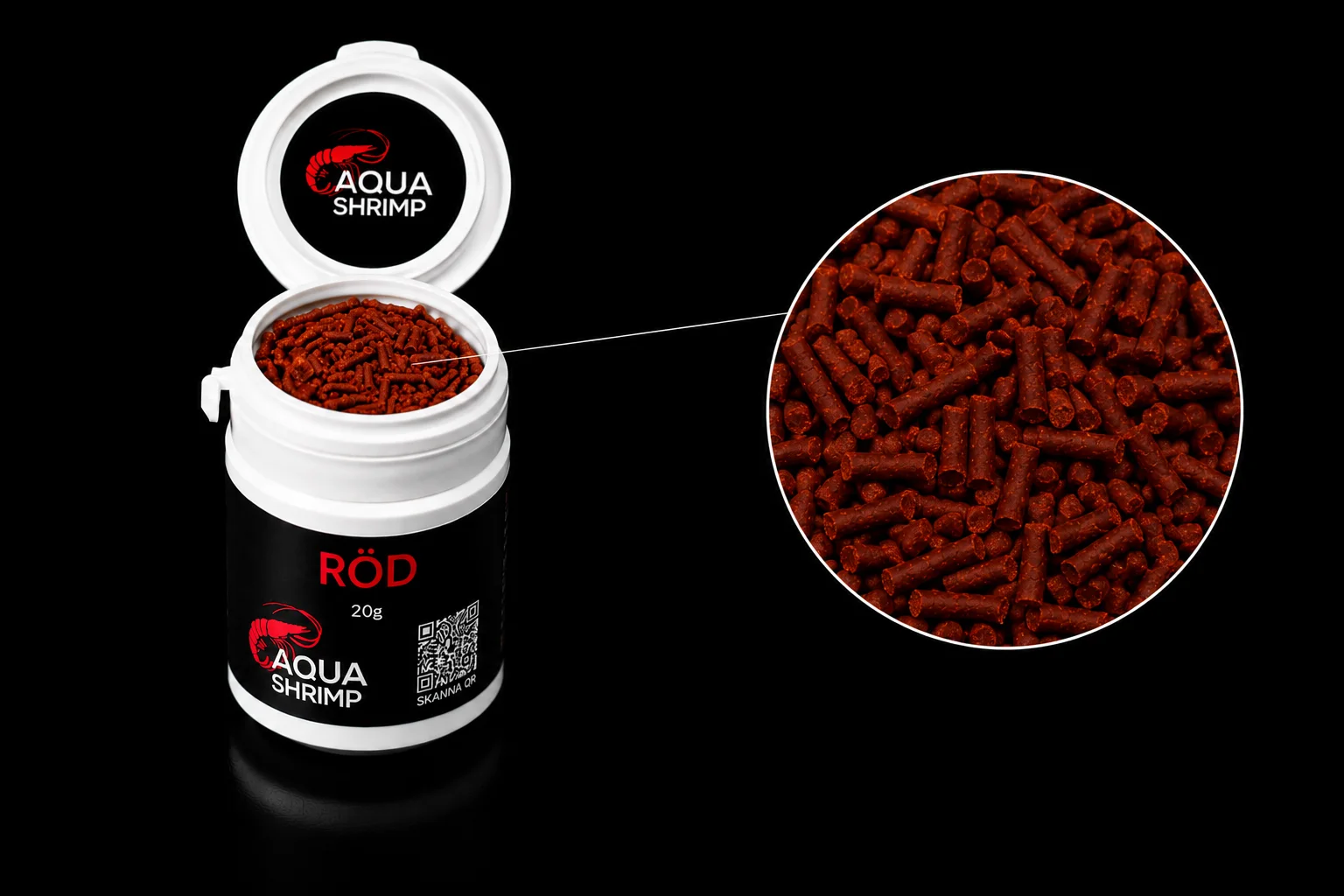 Röd - Pigmentfoder 3