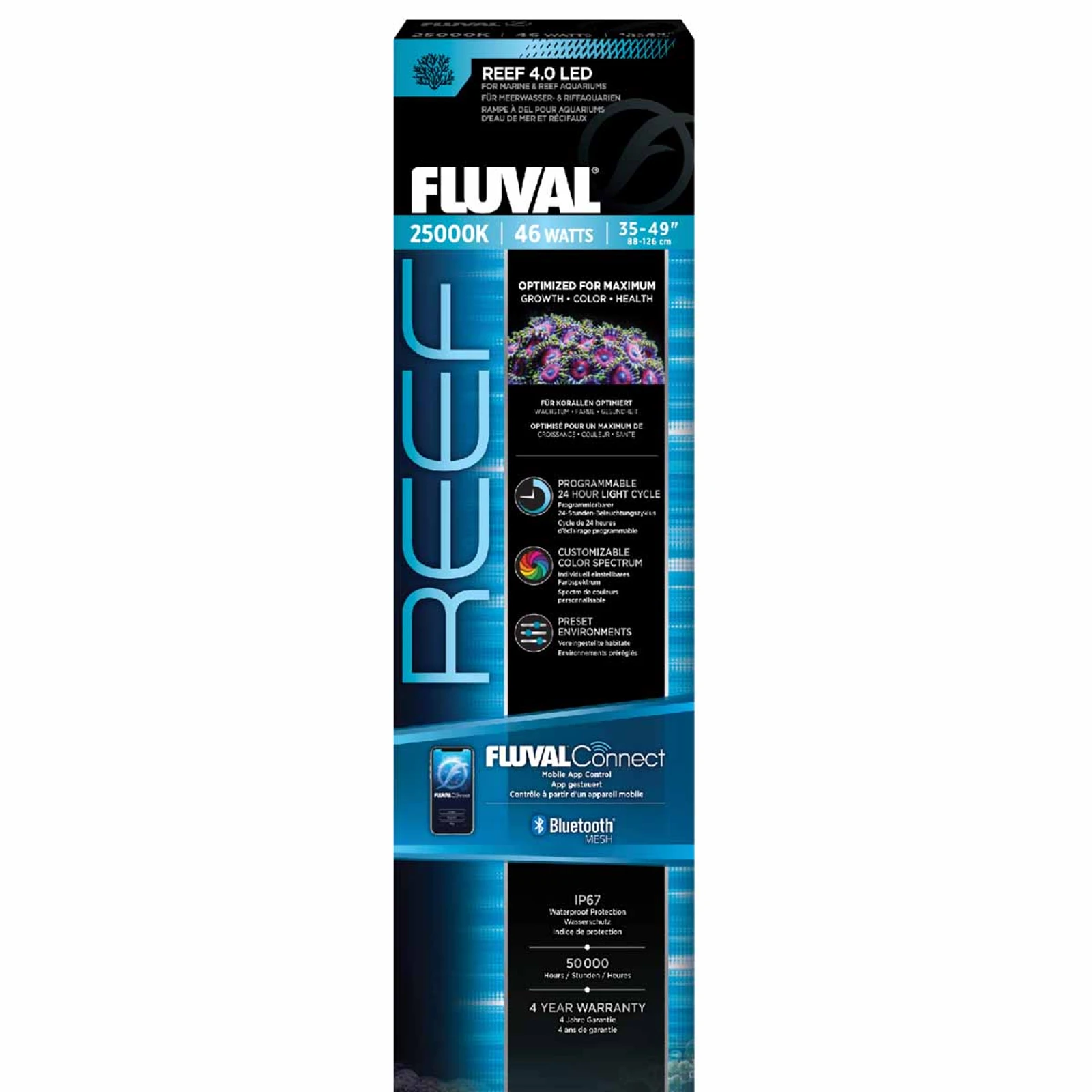 Fluval Reef LED 4.0 46 W 88,2–125,8 cm