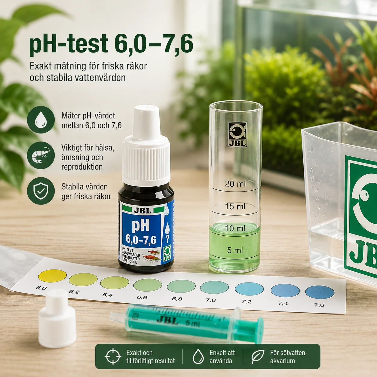 PH Test 6,0 – 7,6 2