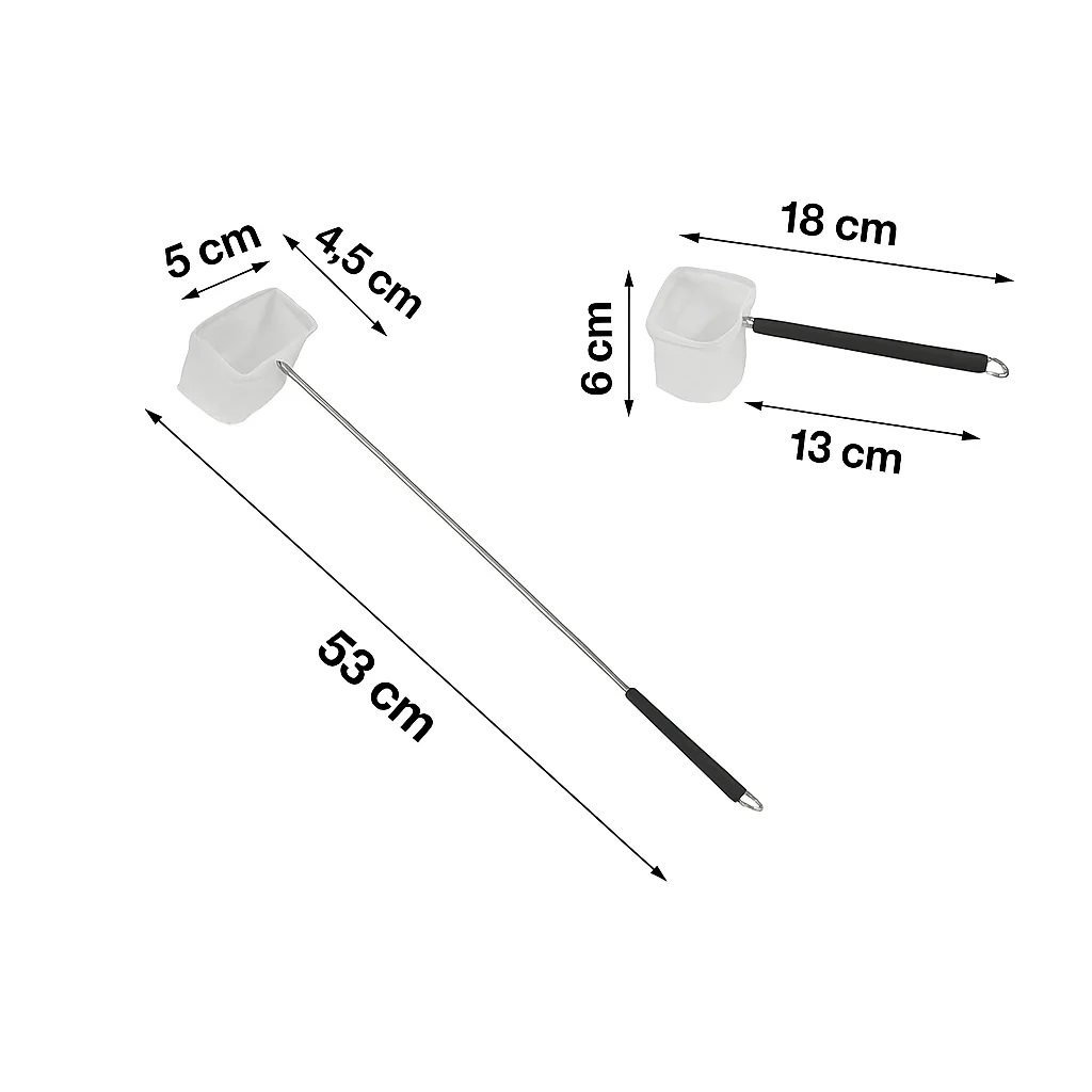 3D teleskopisk räkhåv (18-53 cm) 2