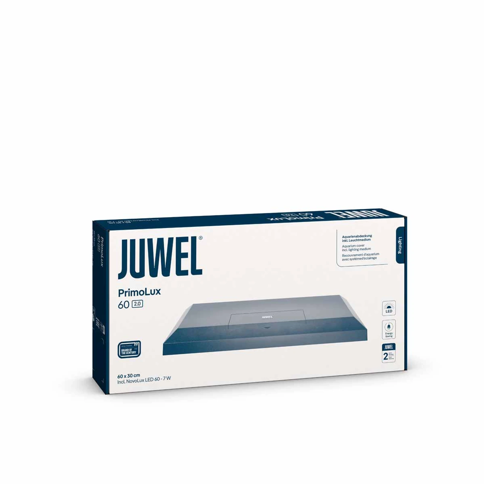 Juwel PrimoLux 60 2.0 svart LED 8 W 60×30 cm