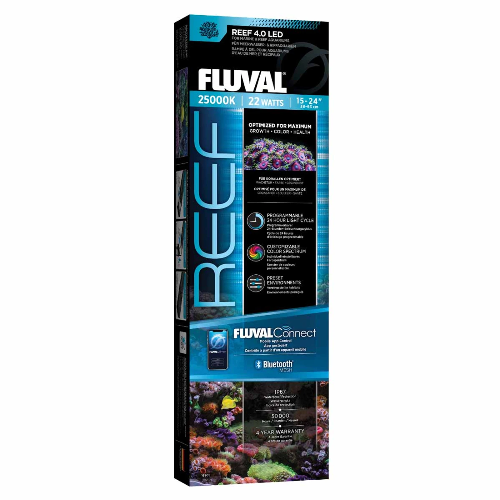 Fluval Reef LED 4.0 22 W 38,4–63 cm 12
