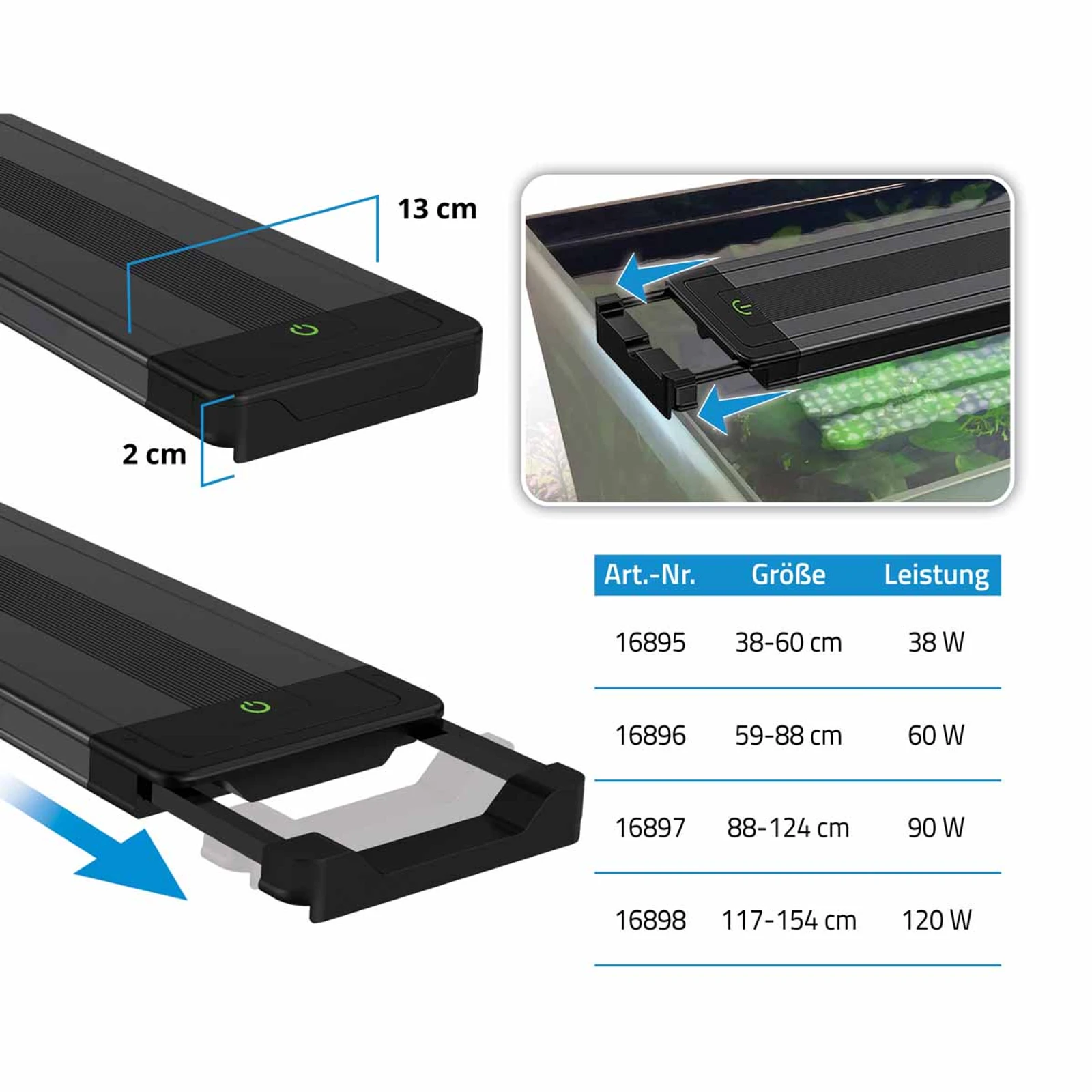 Fluval Plant Pro LED 4.0 38 W 38,4–60 cm 3