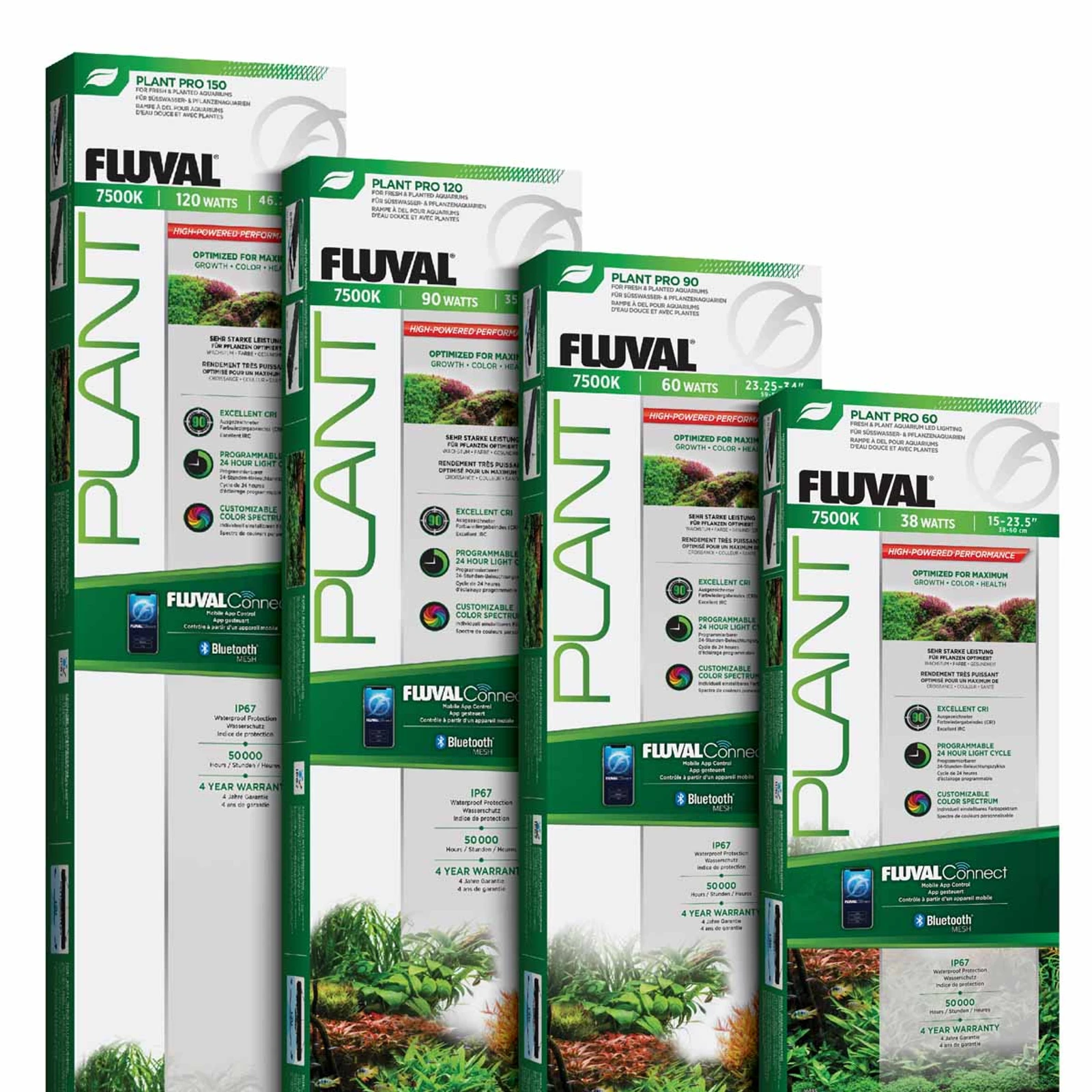 Fluval Plant Pro LED 4.0 38 W 38,4–60 cm 10