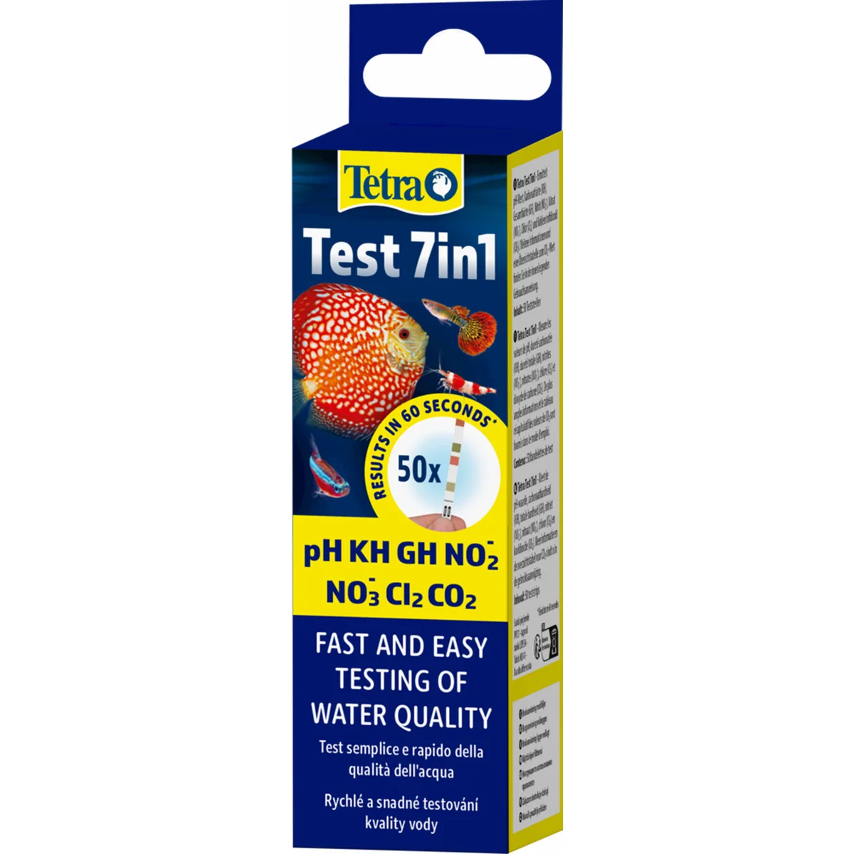 Tetra Test 7-in-1, 50 stickor