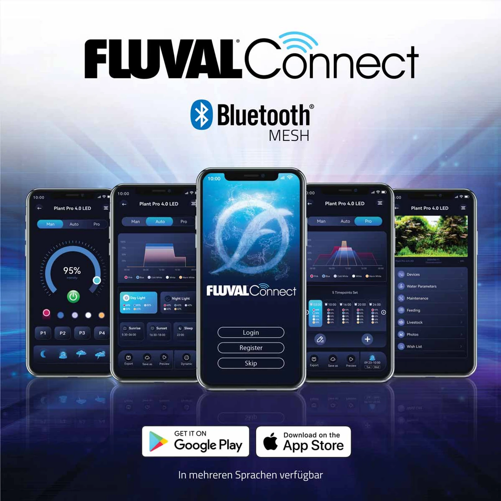 Fluval Plant Pro LED 4.0 90 W 88.2–124.4 cm 8
