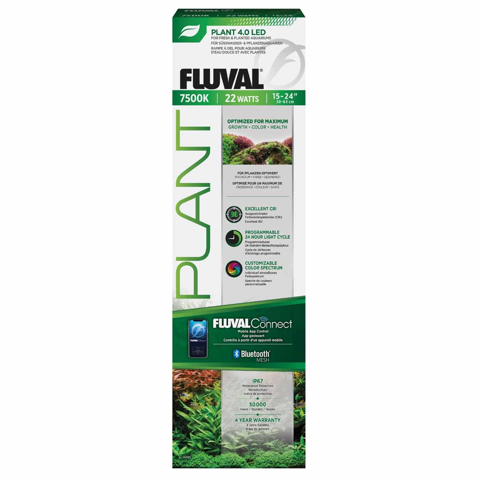 Fluval Plant LED 4.0 22 W 38,4–63 cm