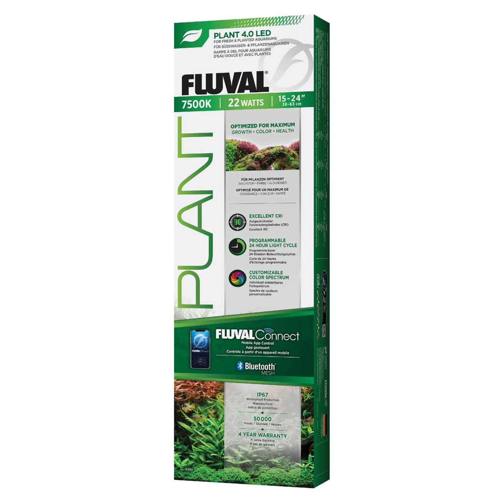 Fluval Plant LED 4.0 22 W 38,4–63 cm 10