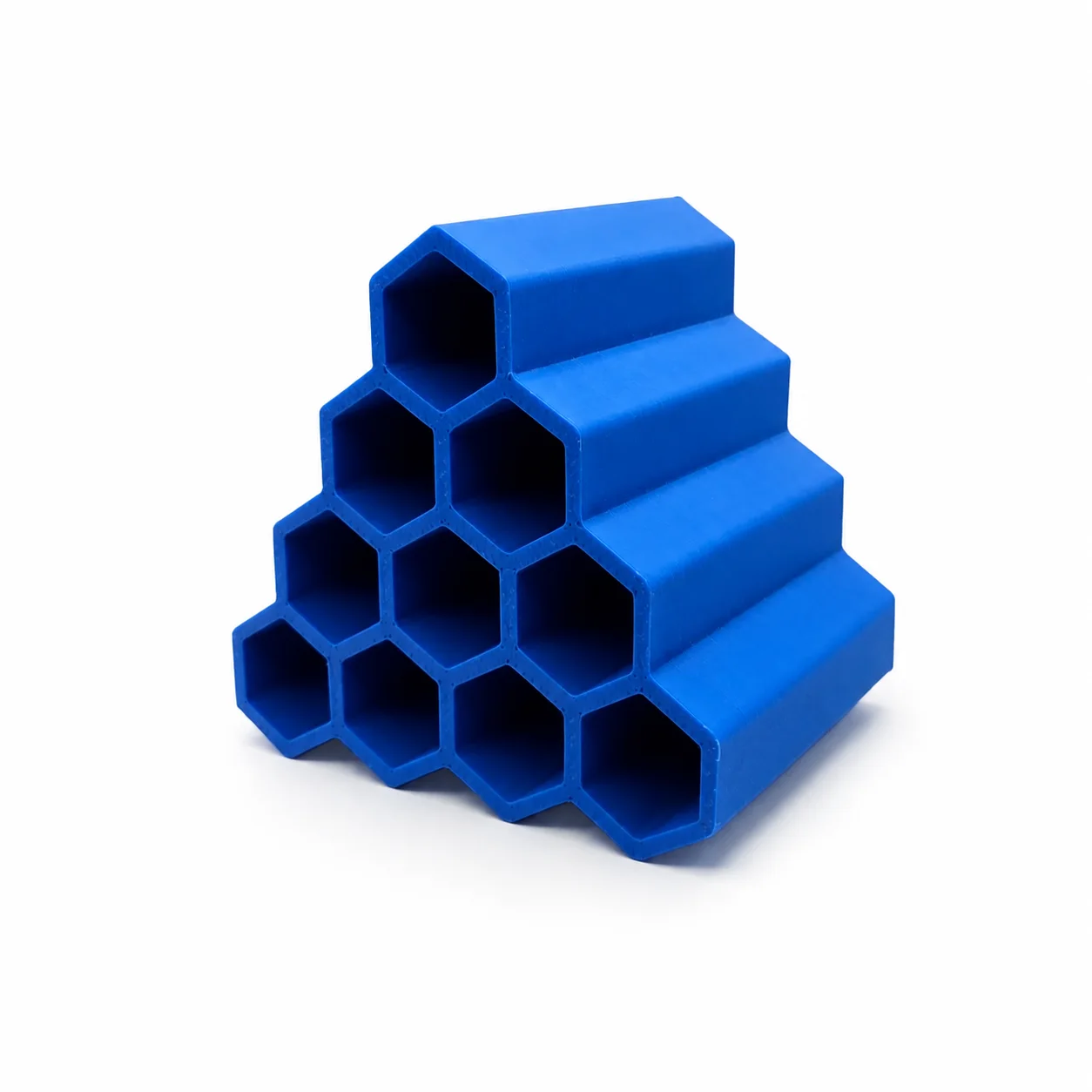 Blå räkpyramid