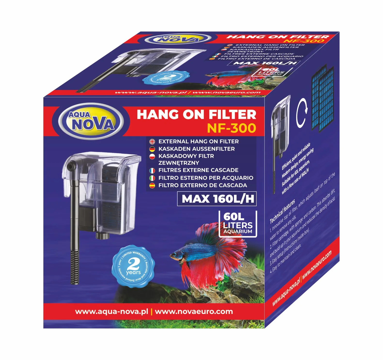 Aqua Nova luftpump NF-300 2