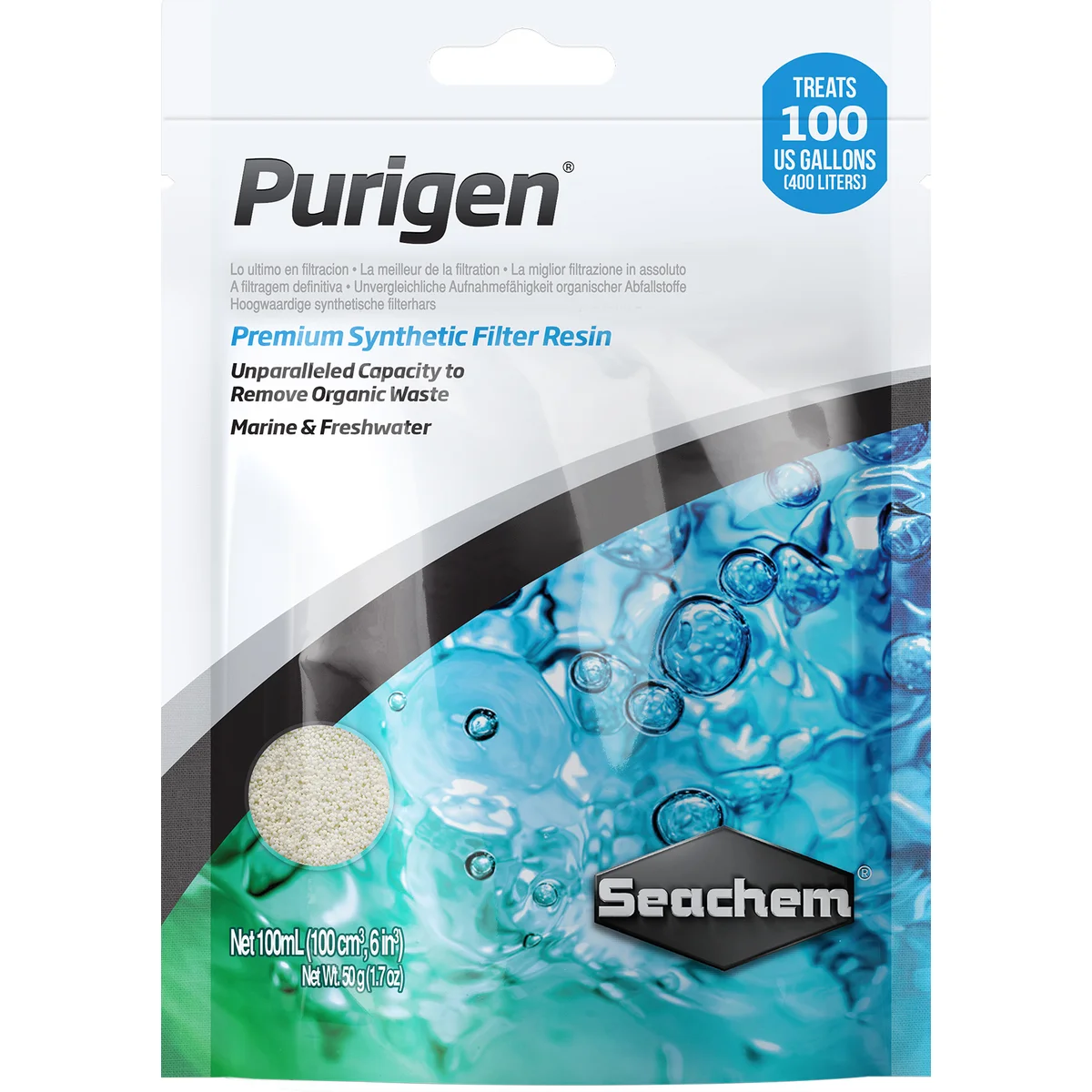 Seachem Purigen 100 ml med påse