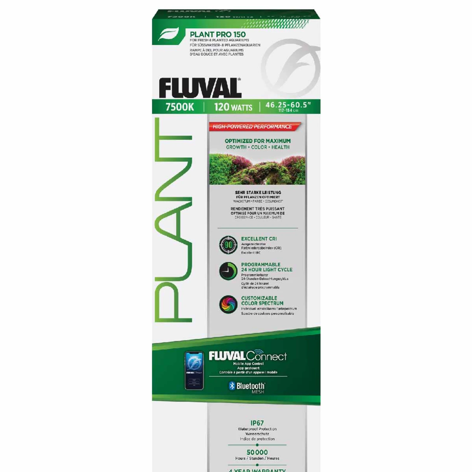 Fluval Plant Pro LED 4.0 120 W 117,5–153,7 cm