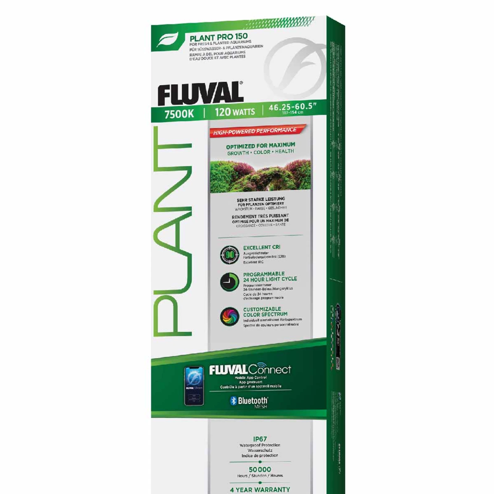 Fluval Plant Pro LED 4.0 120 W 117,5–153,7 cm 12