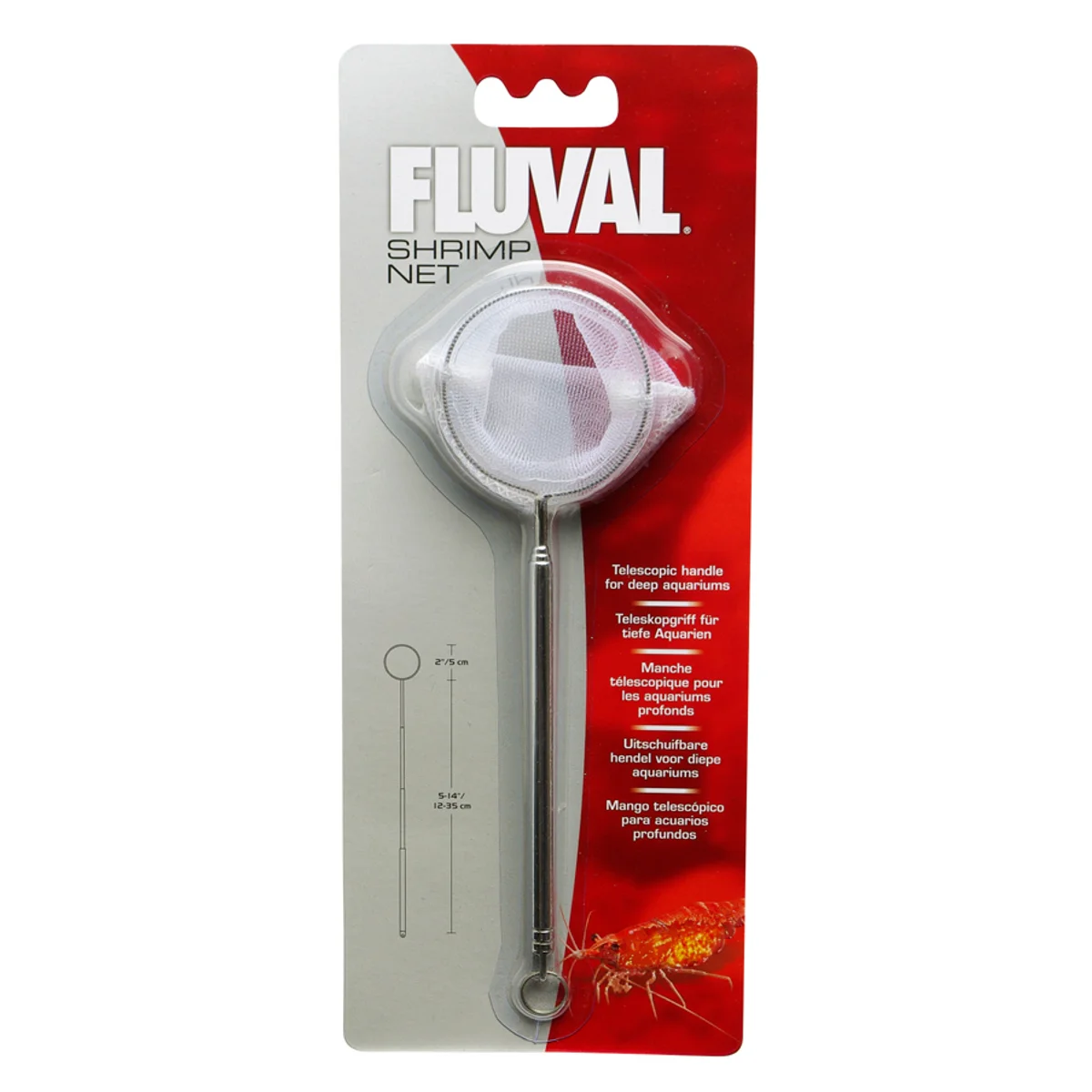 Fluval nano net, telescopic 12–35 cm